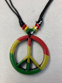 Rasta - PEACE SIGN : Necklace & Pendant 
