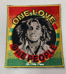 Bob Marley - One Love/One People : Embroidered Patch 