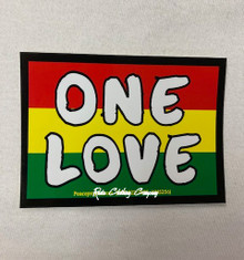 Rasta -  ONE LOVE : Sticker 