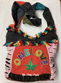 Rasta Reggae - ONE LOVE Stonewash : Shoulder Bag (Peddler)