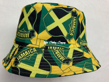 Jamaica - Mosaic Flag : Bucket Hat