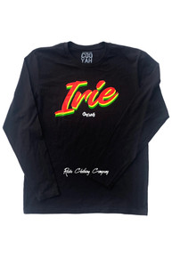 Irie  - Rasta - Reggae : Long Sleeve T-Shirt (Black)