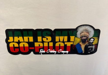 Jah Is My Co-Pilot - Selassie I  : Bumper Sticker (2)