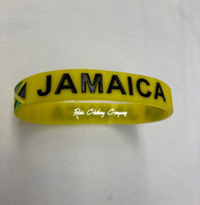 Jamaica - Flag : Bracelet (Silicone/Yellow)