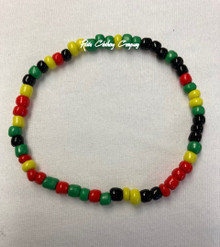 Rasta Color - Beaded  : Bracelet