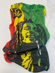 Rasta Tubular Head Wrap/Head Band/Face Mask : Black/Red/Green/Gold