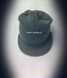 Knitted Military Style : Radar Cap (Grey)