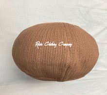 Knitted : Rasta Hat - Without Peak (Carmel)