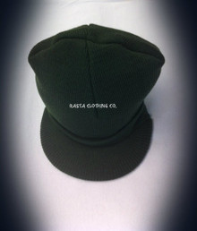 Knitted Military Style : Radar Cap (Army Green)