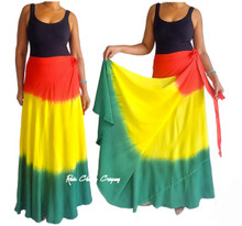 Rasta Classic Wrap - Tie-Dye : Long Skirt (2)