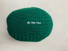 Authentic JBloc Custom Knitted Rasta Tam - Green (Med/Large))