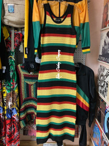 Rasta Stripe - Mesh : Dress