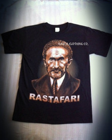 Emperor Selassie - Rastafari : Rastar T-Shirt (Black)