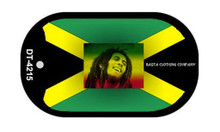 Jamaica & Bob Marley Flag : Dog Tag 