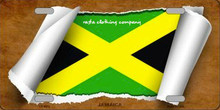 Jamaica Scroll Flag : License Plate 