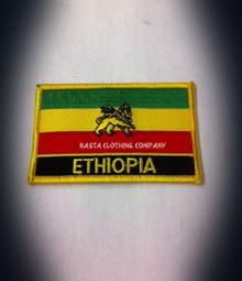 Rasta - Ethiopia Lion Of Judah  : Embroidered Patch