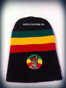Selassie Long Rasta - Black : Beanie