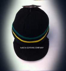 Jamaica - Short Peak : Hat (Black)