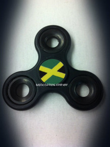 Jamaica Flag - Hand Spinner  : Triple Hand & Fidget Spinner (Black)