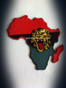 Africa Map : Embroidered Patch