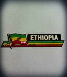 Rasta - Lion Of Judah - Flag  : Bumper Sticker