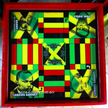 Ludo Board & Draughts Board : Jamaica National Heroes (Custom - Large)