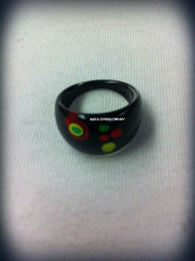 Rasta : Acrylic Ring (Small)