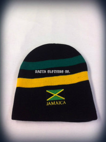 Jamaica Flag Short Rasta - Black : Beanie
