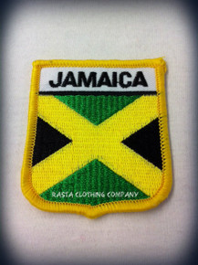 Jamaica - Flag Shield  : Embroidered Patch