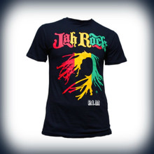 Jah Rock : Rasta Roots - T Shirt (Black)