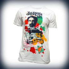 Jah Rock : Jah Rastafari - T Shirt (White)