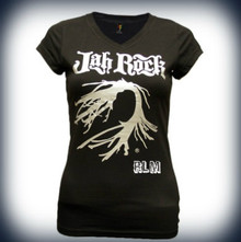 Jah Rock Root - Women T Shirt (Black)
