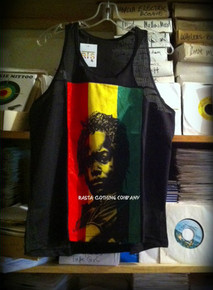 Rasta Baby Vest/Tank Top - T Shirt (Black)