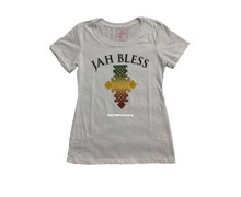 Jah Bless - Women T Shirt (White)
