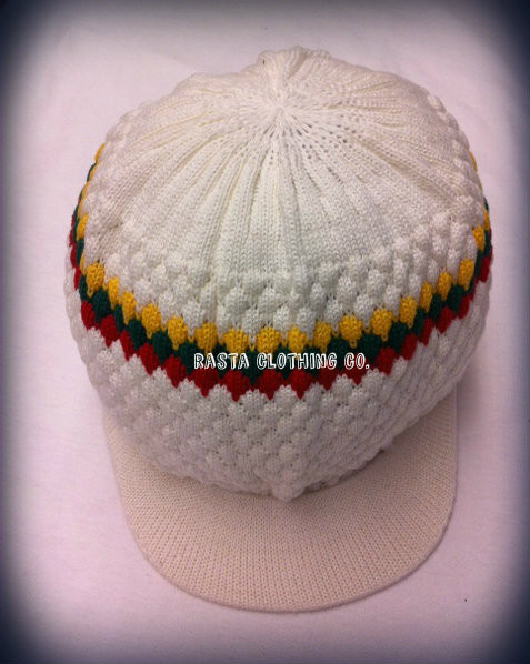 knitted peak cap