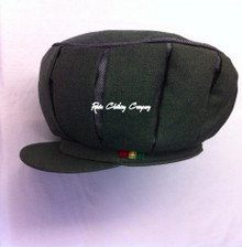 Large Custom Cloth : Rasta Peak Hat - Green 