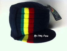 Knitted Rasta Army Style : Cap (Blue)