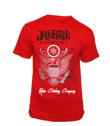 Jah Rock : Passport - T Shirt (Red)