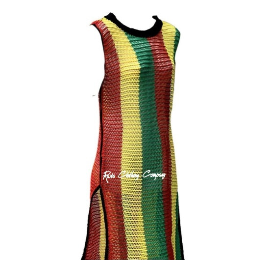 Rasta Reggae - Mesh : Dress (Sleeveless)