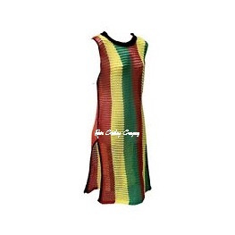 crochet rasta dress Badu Rasta dress, short Rasta Crochet dress Medium Length dress / 5XL