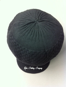 Knitted : Rasta Hat (Dark Grey)