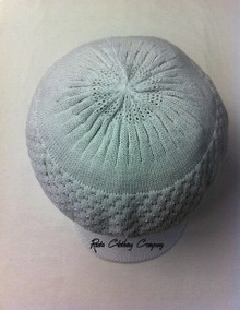 Knitted : Rasta Hat (White)