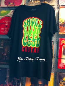 Copy of Cooyah : Smoke Kush Feel Good - T-Shirt (Black)
