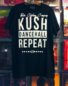 Cooyah : Kush Dancehall Repeat (2) - T-Shirt (Black)
