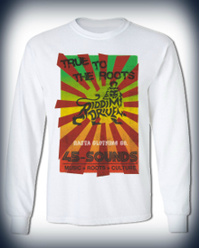 45 Sounds (True To The Roots) - Rasta : T Shirt (Long Sleeves)