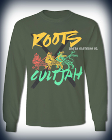 Roots X CultJah - Rasta : T Shirt (Long Sleeves)