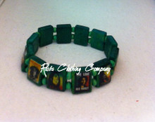 Bob Marley - Rasta Wood  : Picture Bracelet (6)