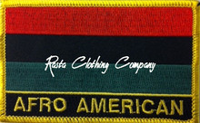 Rasta - Afro American : Embroidered Patch 