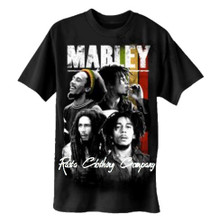 Bob Marley - Collage : T Shirt (Black)