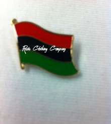 Afro Flag : Lapel Pin